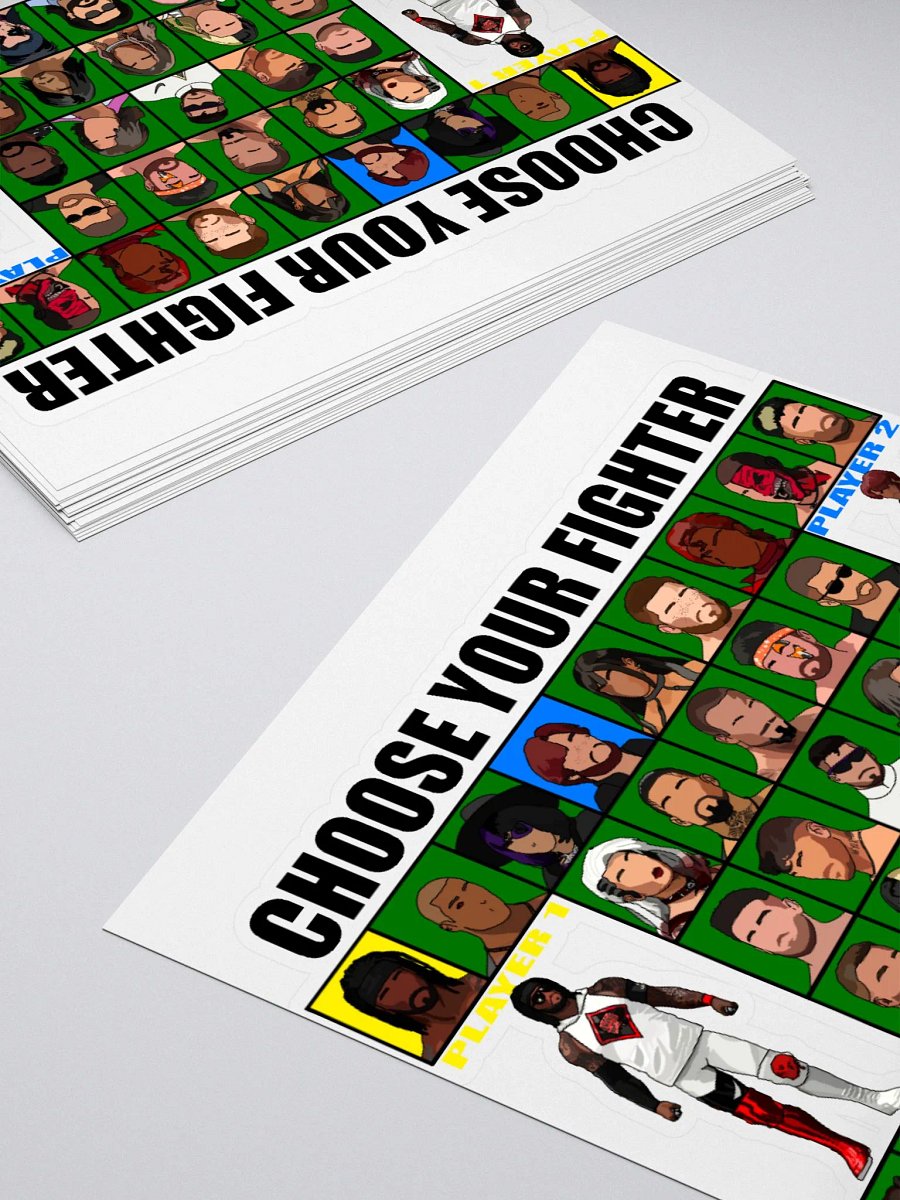 PEPW Choose Your Fighter Judah x Connor Sticker product image (4)