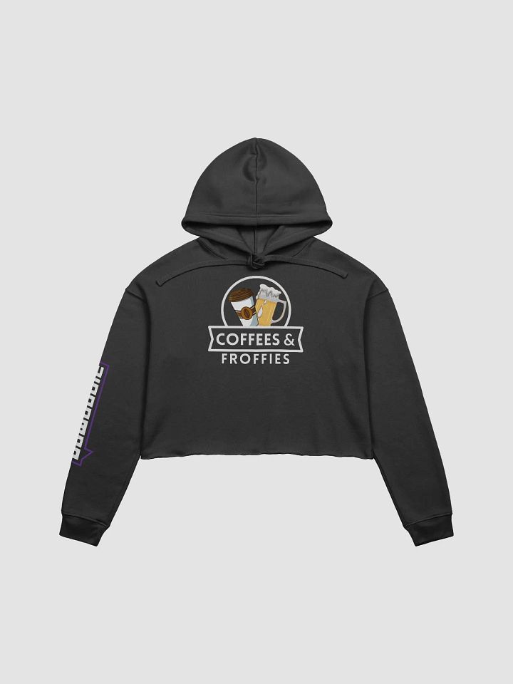 Coffees & Froffies Crop Hoodie product image (2)