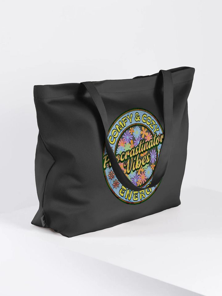 Procrastinator Vibes Comfy And Cozy Energy Floral Energy Eco Tote product image (1)