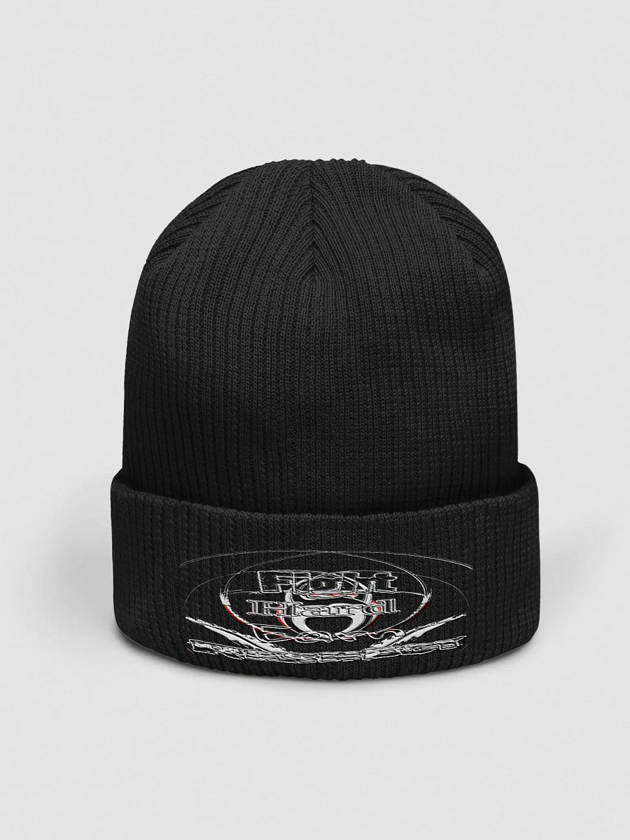 Fight Hard Earn Respect - Embroidered - Organic Ribbed Beanie product image (5)