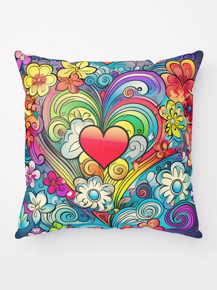 Retro Heart Pillow - 2 Designs product image (1)