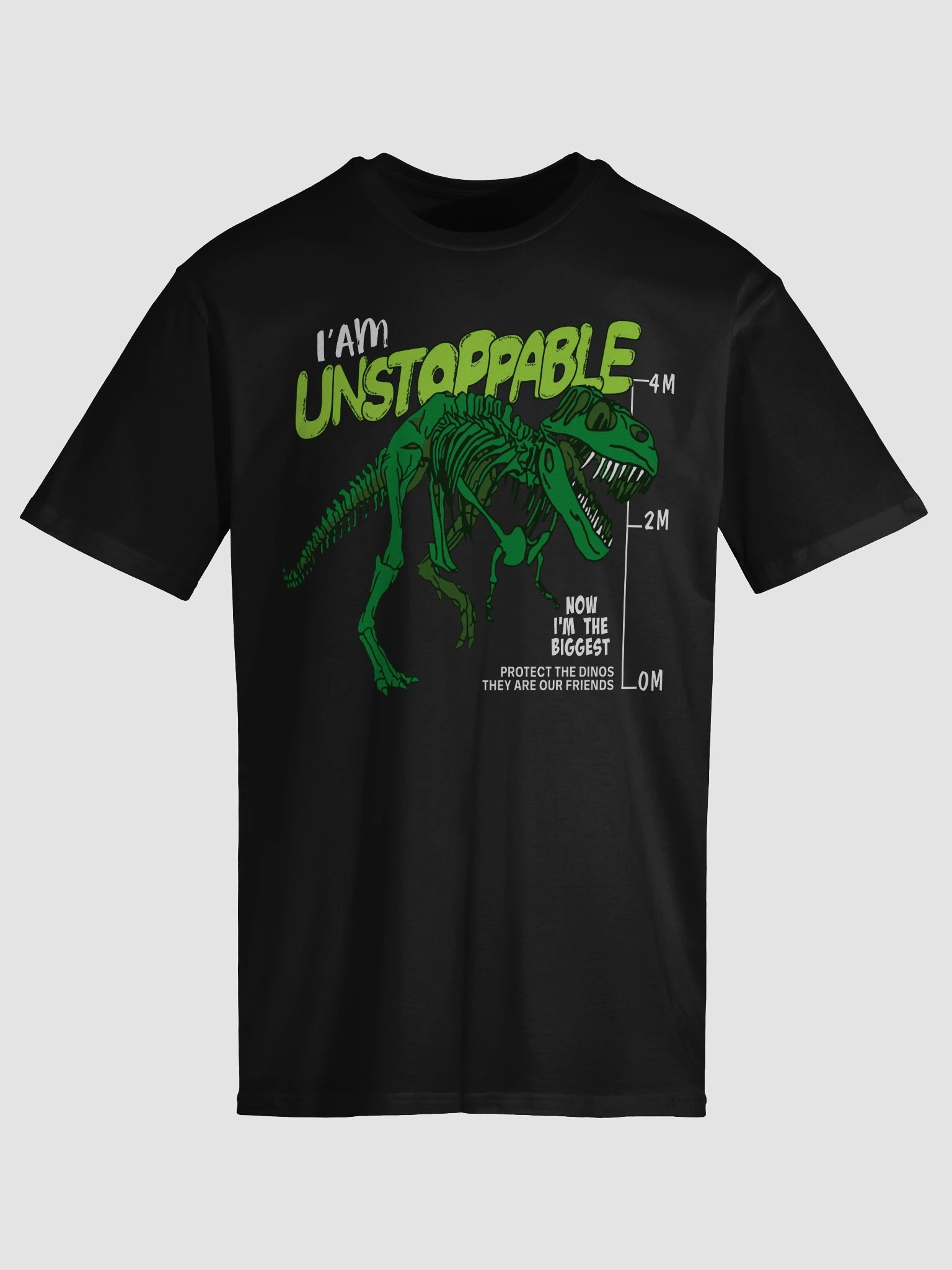 Unstoppable T-Rex Protect The Dinos Humor T-Shirt product image (4)