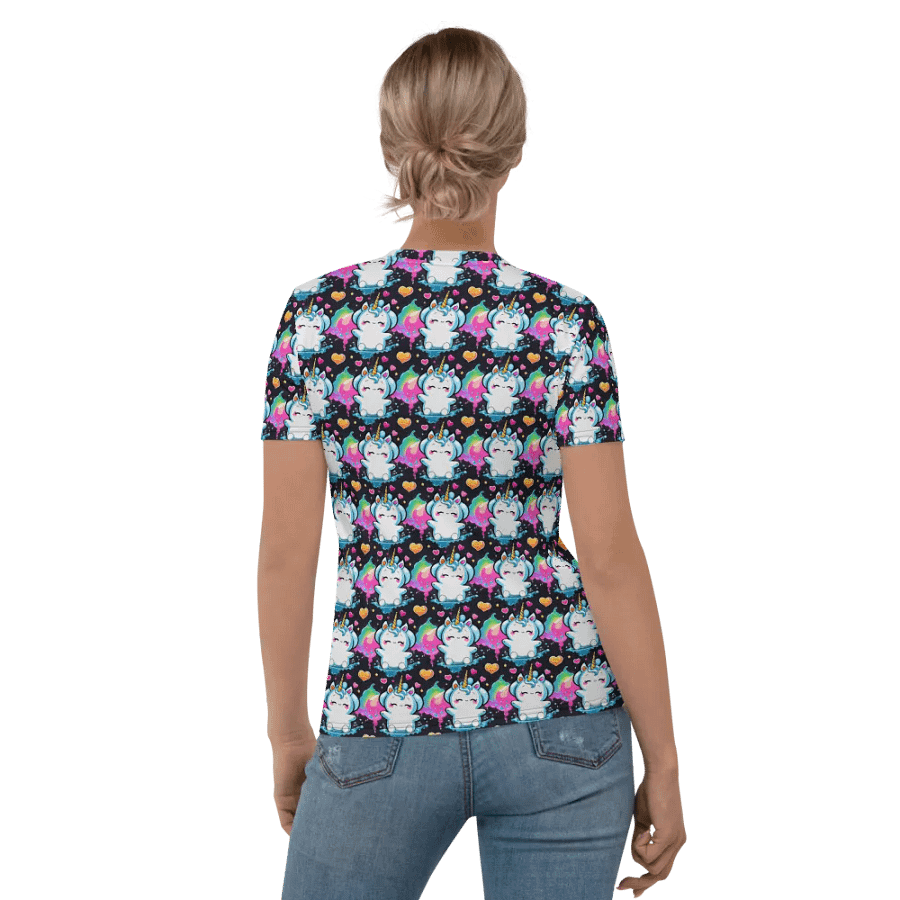 Kawaii Unicorn All Over Print T-shirt product image (6)