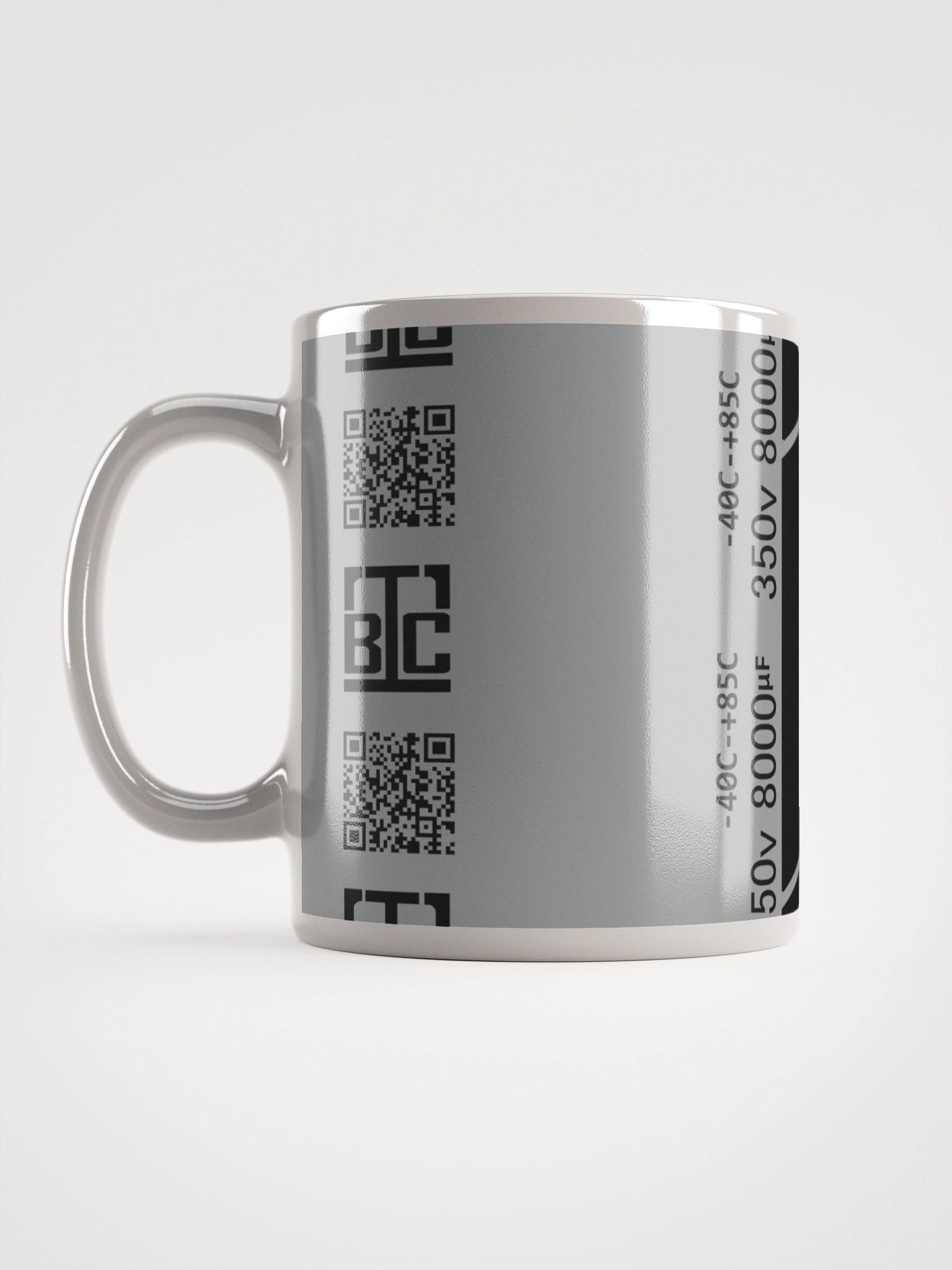 Capacitor Glossy Mug - GRAY product image (2)