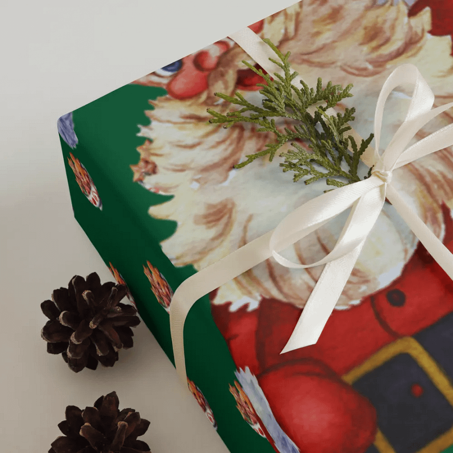 Jolly Santa Wrapping Paper Set product image (6)