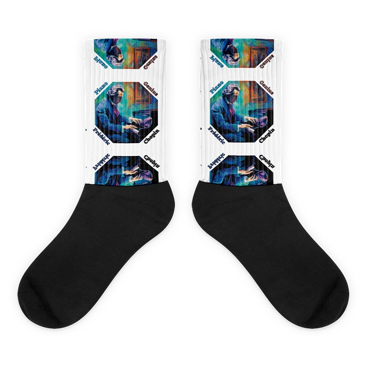Frédéric Chopin [Playing Piano] - Piano Genius | Socks product image (1)