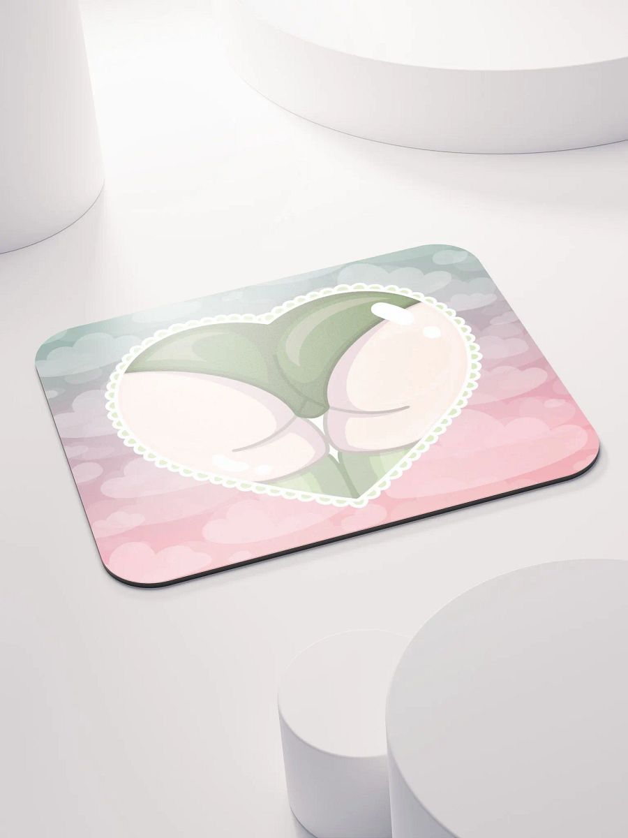 Green Heart Booty Mousepad product image (4)