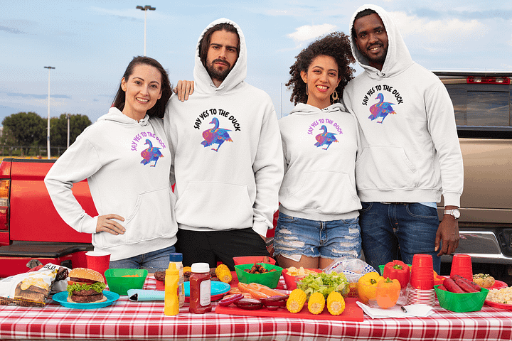Say Yes to the Duck ( black writing) product image (1)