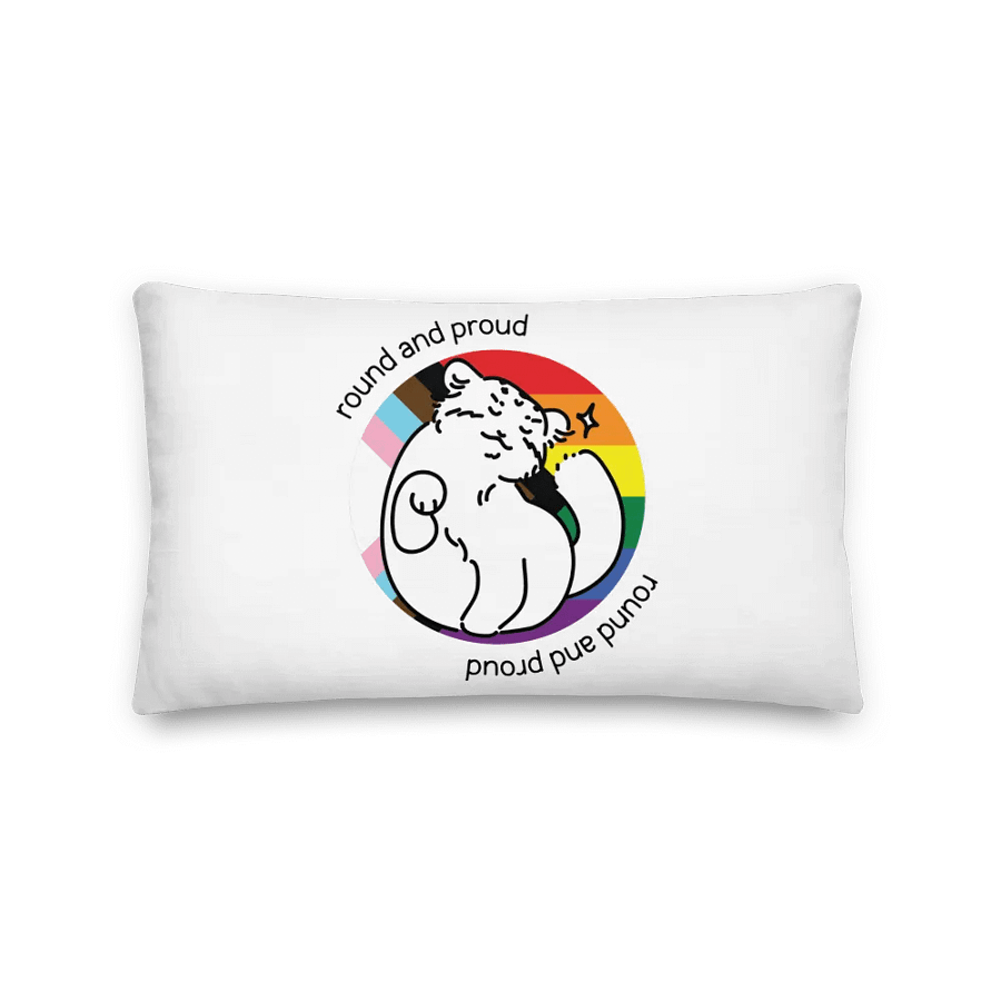 Round and Proud Manul Pride Version - Pillow product image (2)