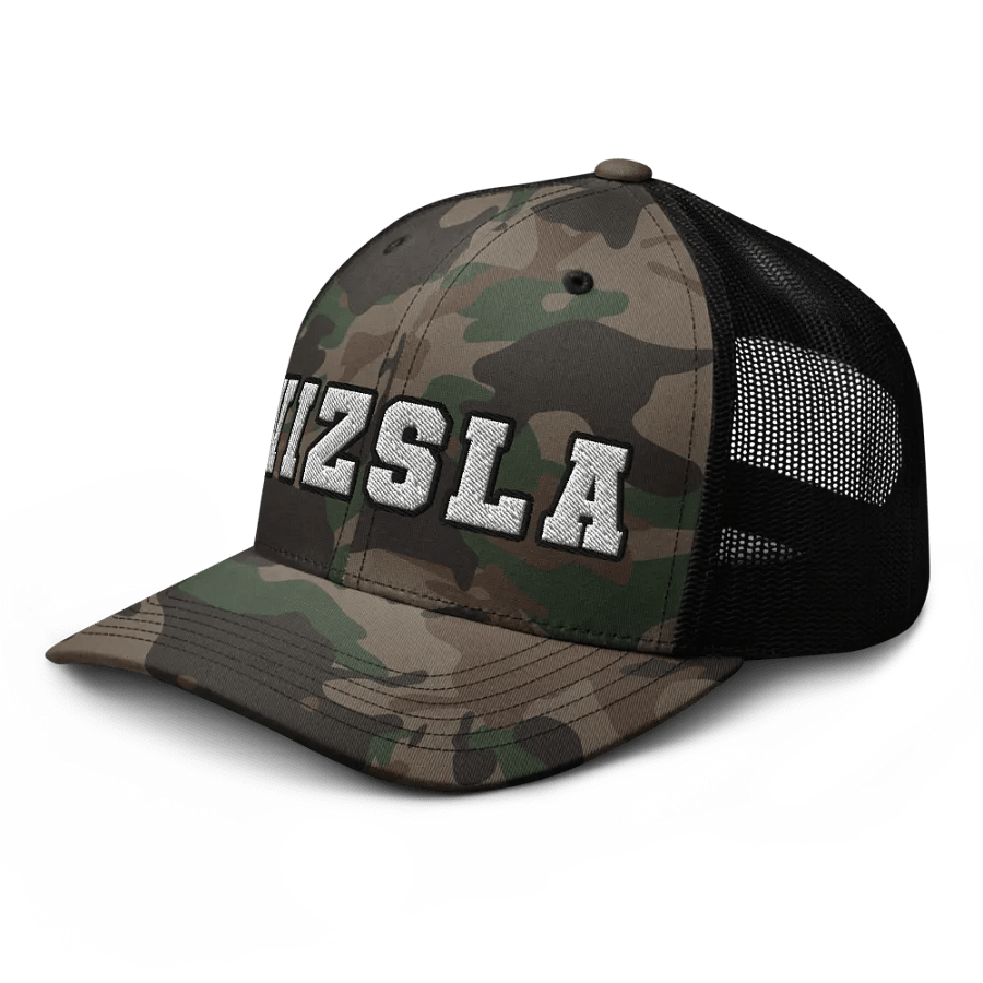 VIZSLA - White Embroidered Camouflage Trucker Hat product image (3)