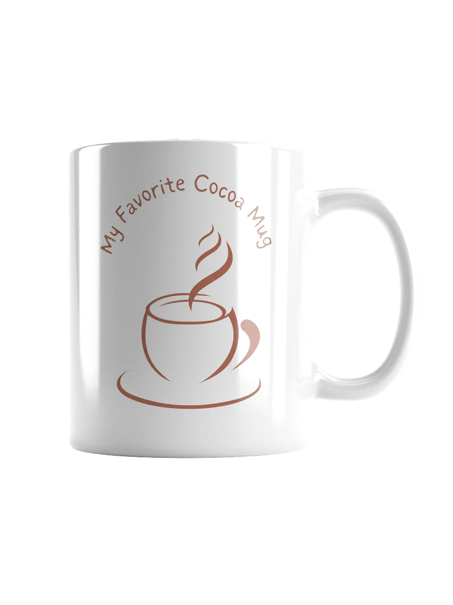 My Favorite Cocoa Mug – Cozy Ceramic Mug for Hot Drinks product image (1)