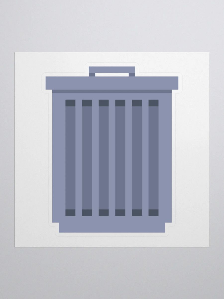 The Sticker of a Trash Can product image (2)