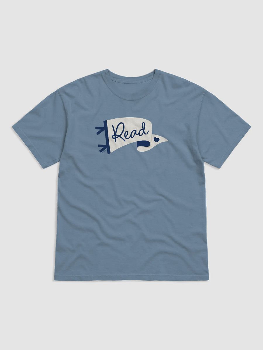 Go Team...Read! White Pennant Heavyweight T-Shirt product image (1)