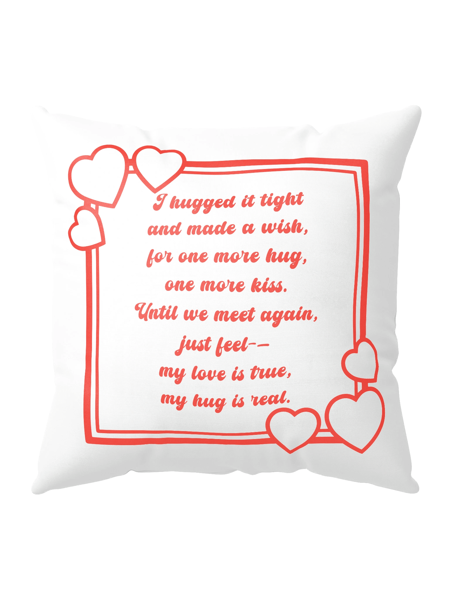 HUG - cute pillow product image (1)