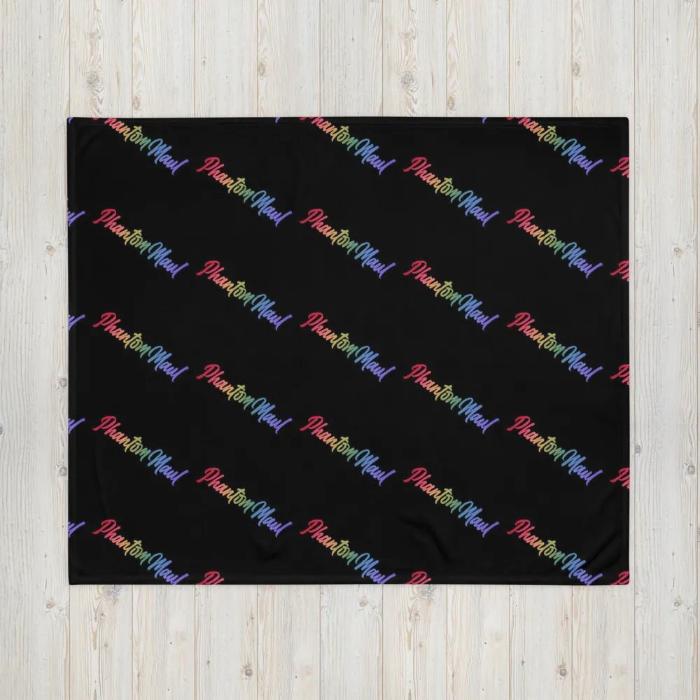 'PhantomMaul' Rainbow Throw Blanket product image (4)