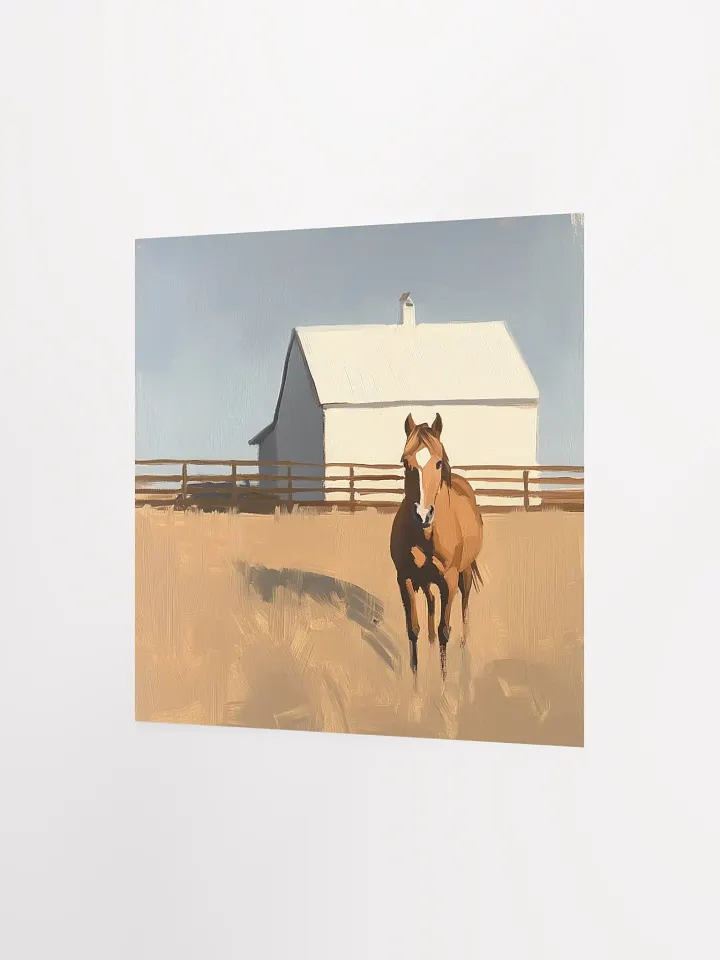 Modern Farmhouse: Brown Horse VI Art Print product image (2)