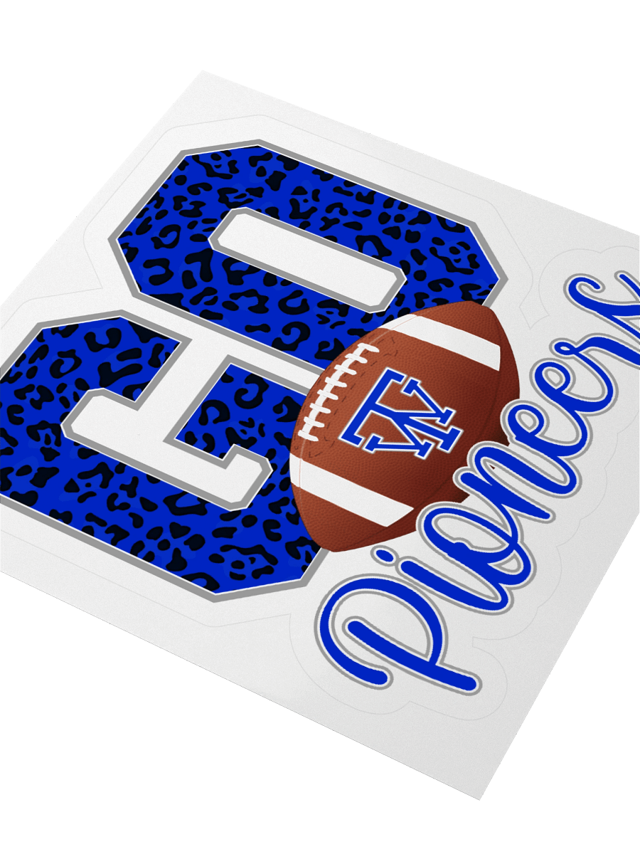 TW Pioneers Football Leopard Sticker product image (3)