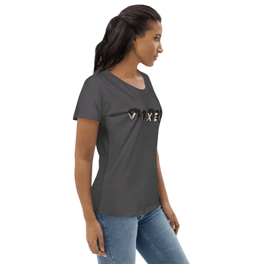 Vixen Cubed spotty 3D design fitted T-shirt product image (12)