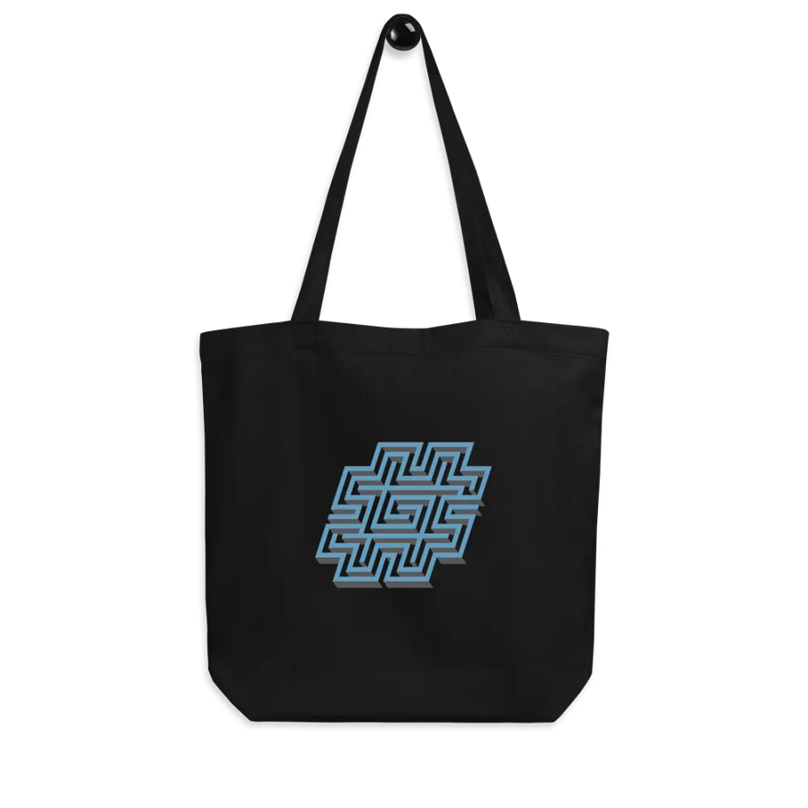 Hashtag Maze Eco-Friendly Tote Bag product image (7)