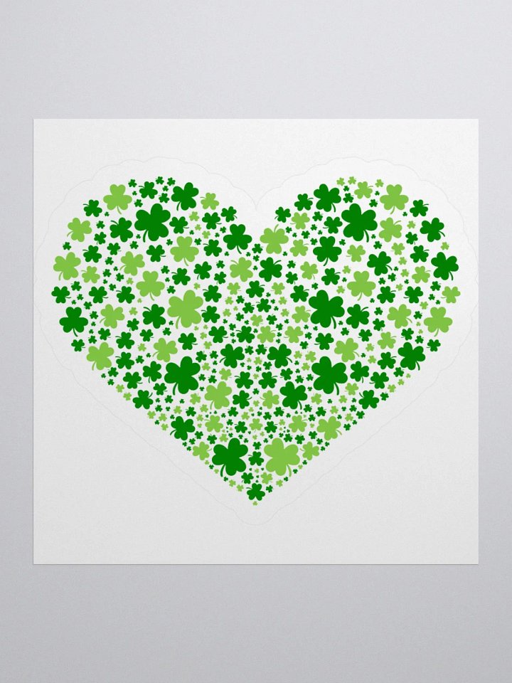 Lucky Clover Kiss Cut Stickers product image (1)