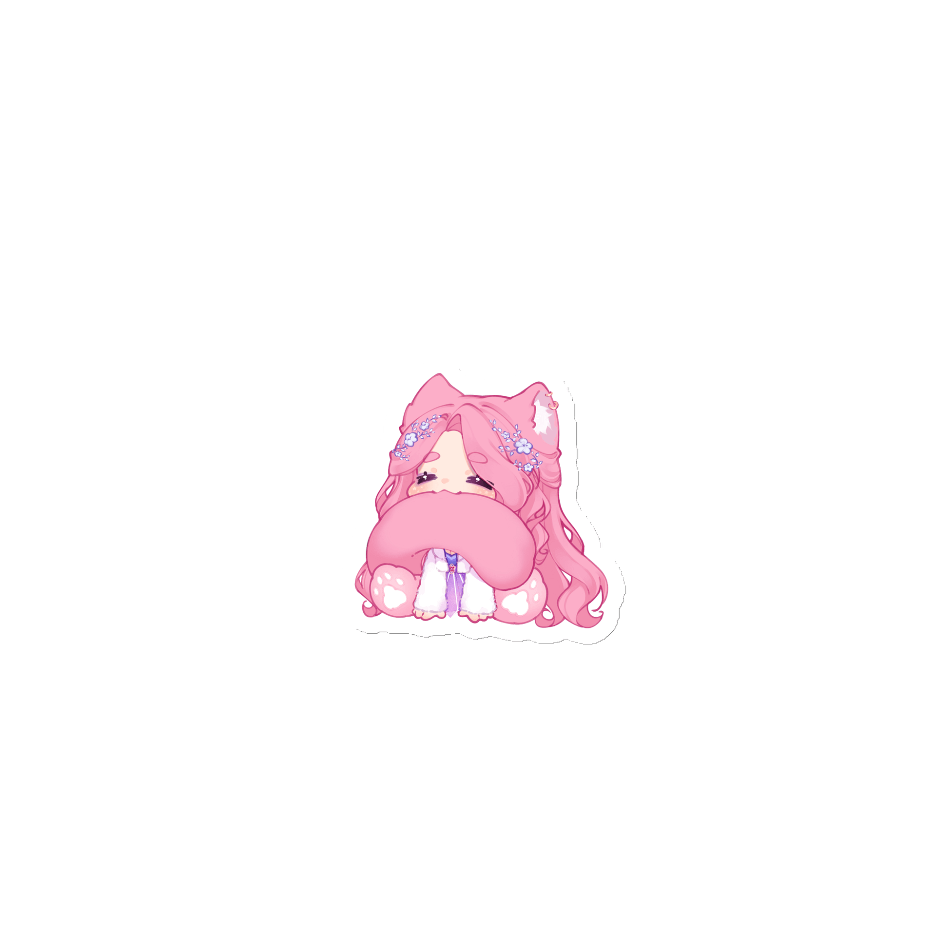 Chibi Nom Die-Cut Magnet product image (1)