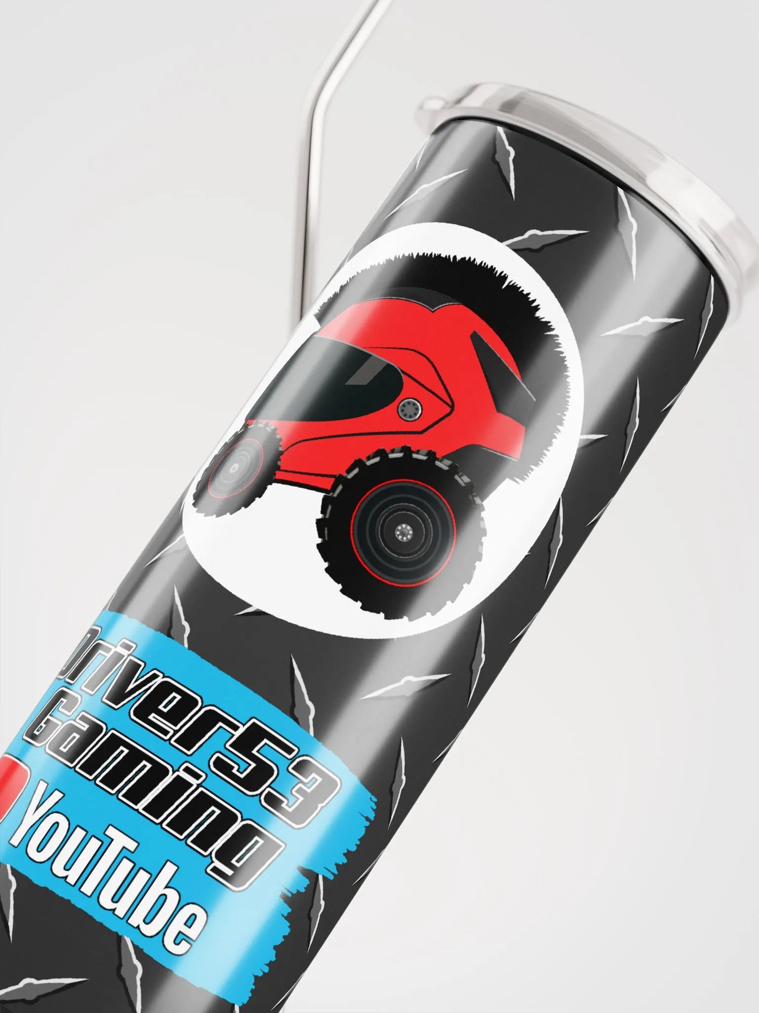 Diamond Plate Logo Stainless Steel Tumbler product image (5)