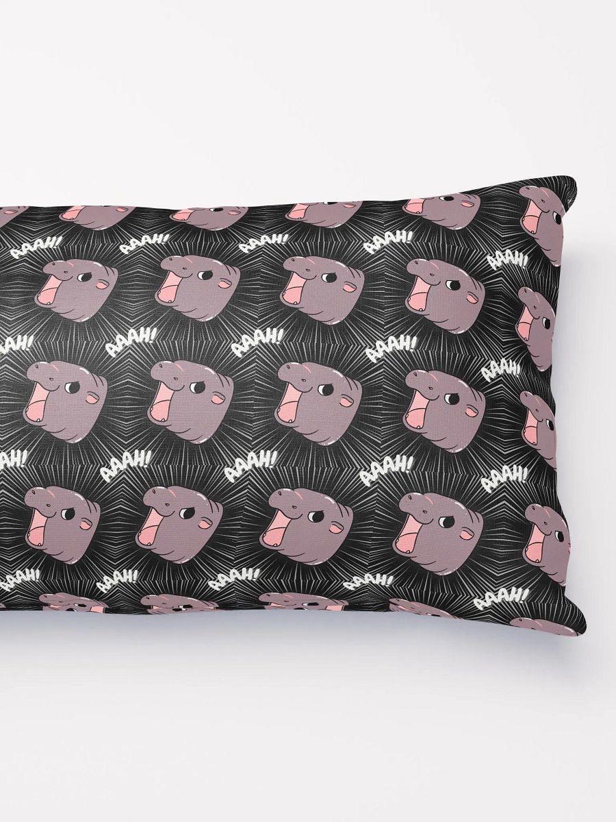 MOODENG'S BLACK AAAH! PILLOW! product image (3)