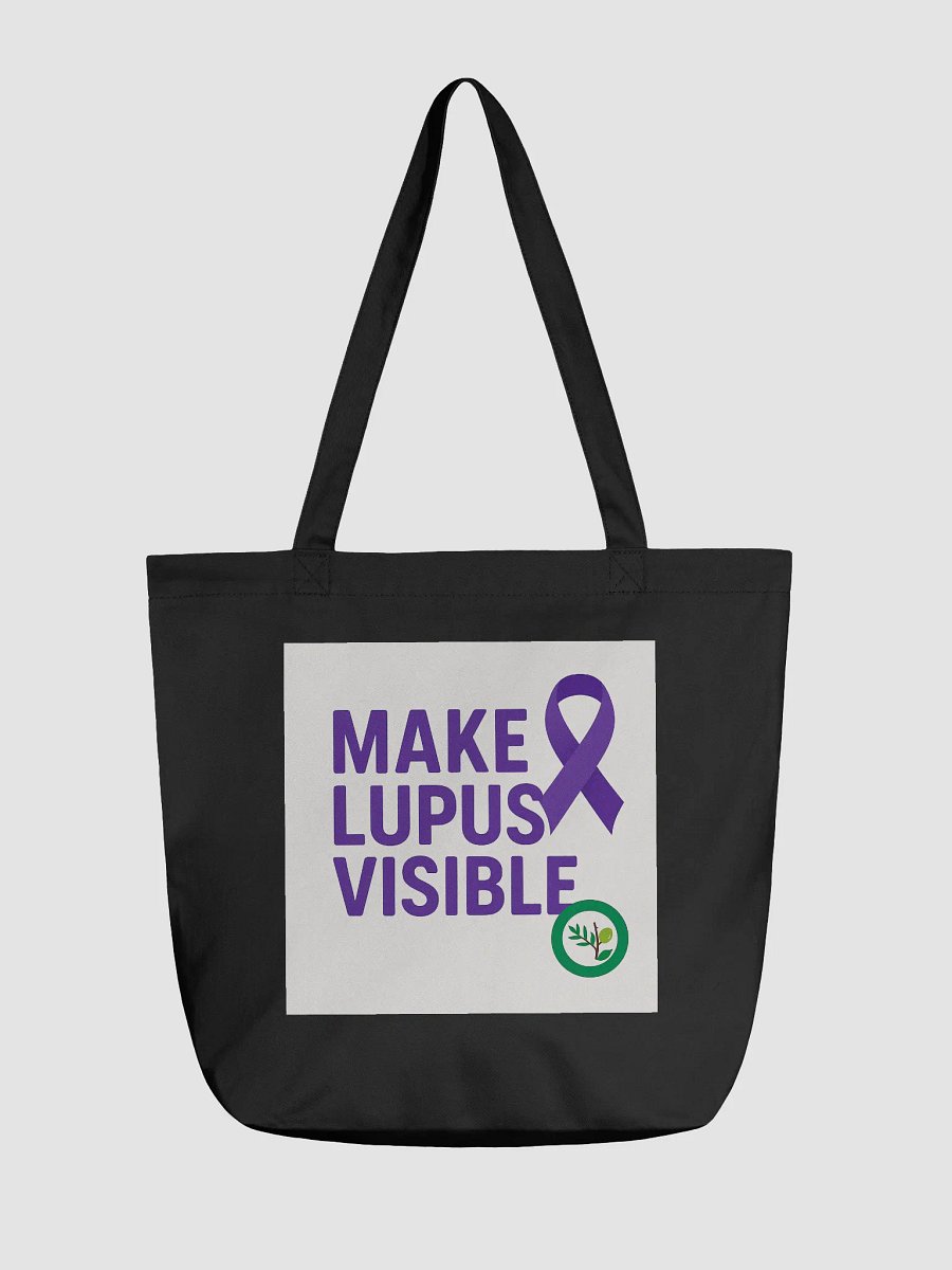 Lupus Awareness Eco Tote: Make Lupus Visible product image (2)