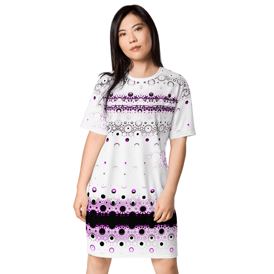 Abstract Tones T Shirt Dress product image (3)