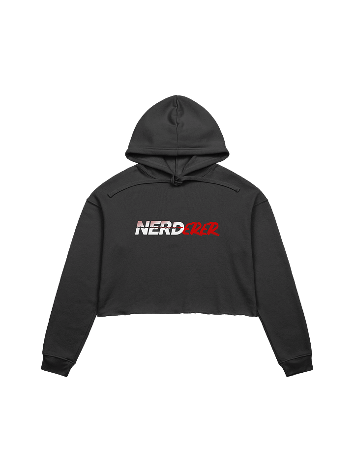 NERDerer Crop Hoodie (Dark) product image (1)