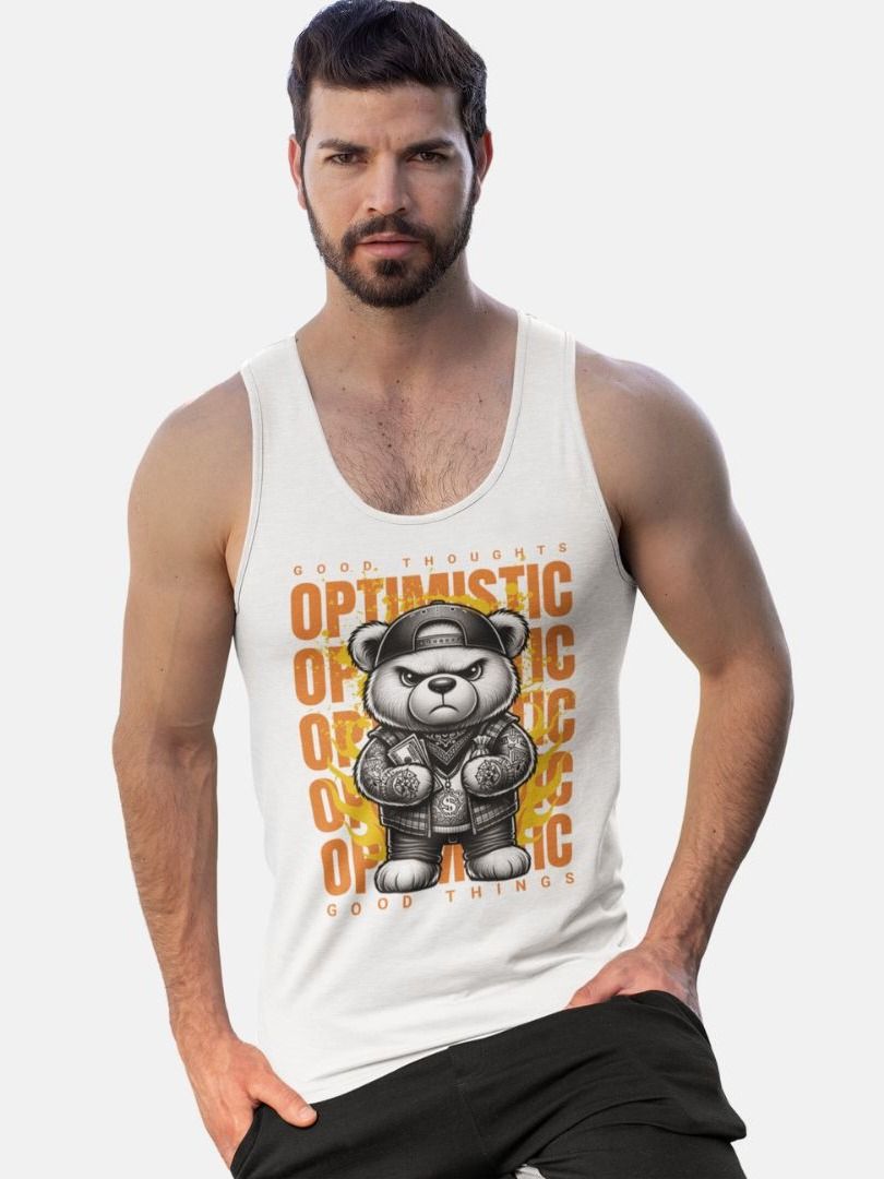 Optimistic | Jersey Tank by Bella+Canvas product image (1)