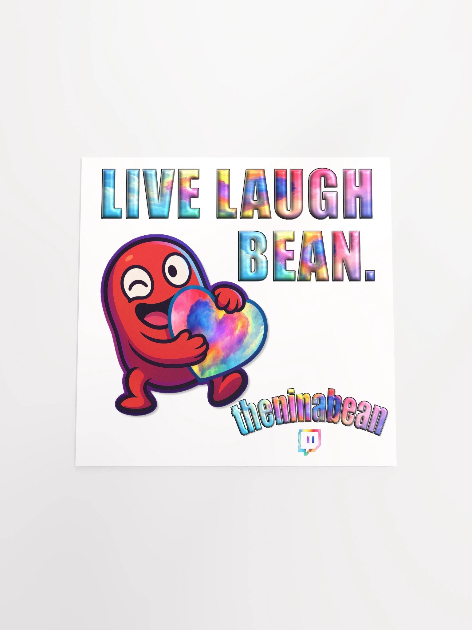 Poster o’ Bean: The Heart of the Stream🖼️❤️‍🔥 product image (4)