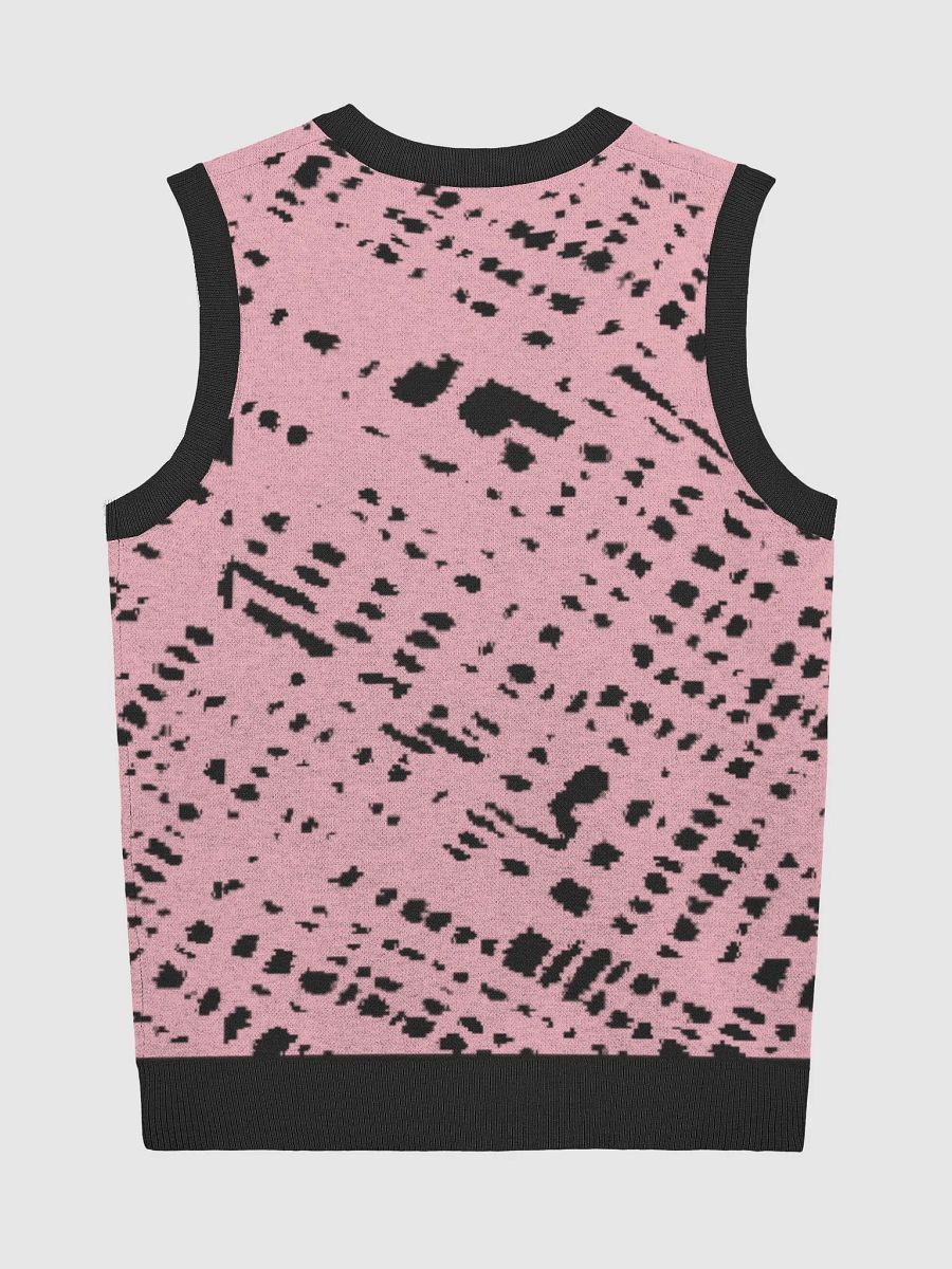 Customizable Jacquard Knit V-Neck Vest product image (8)