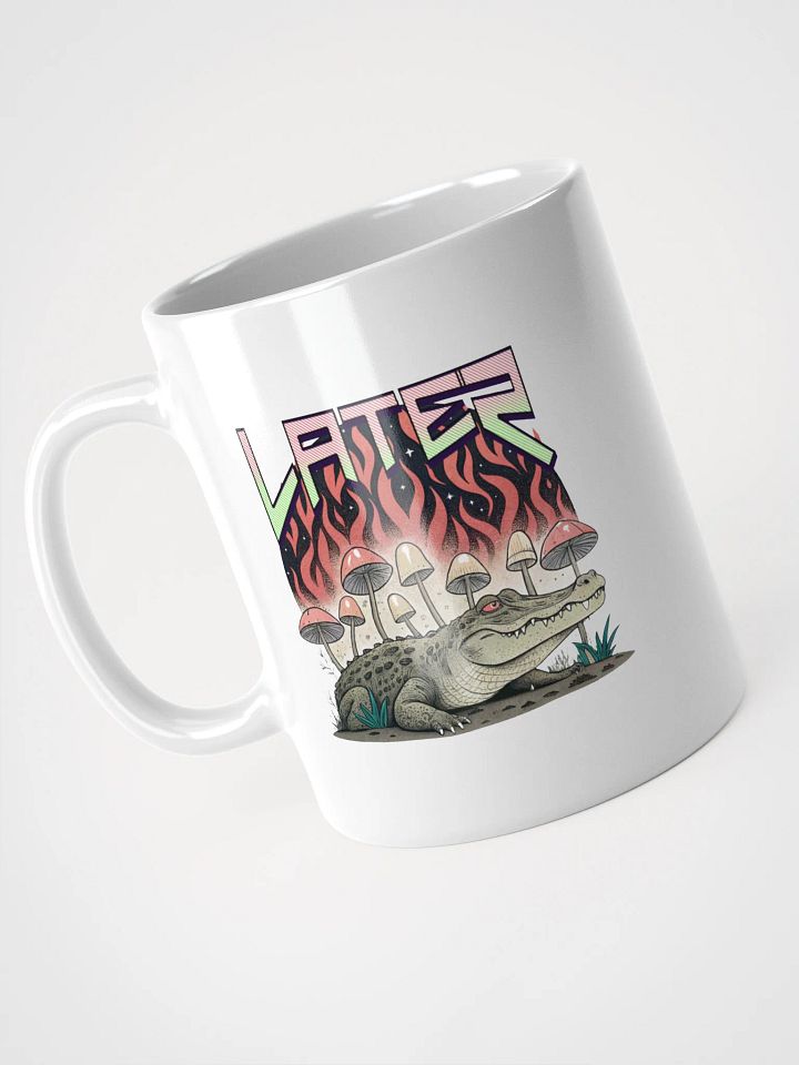 Later Alligator Mushroom White Glossy Mug product image (2)