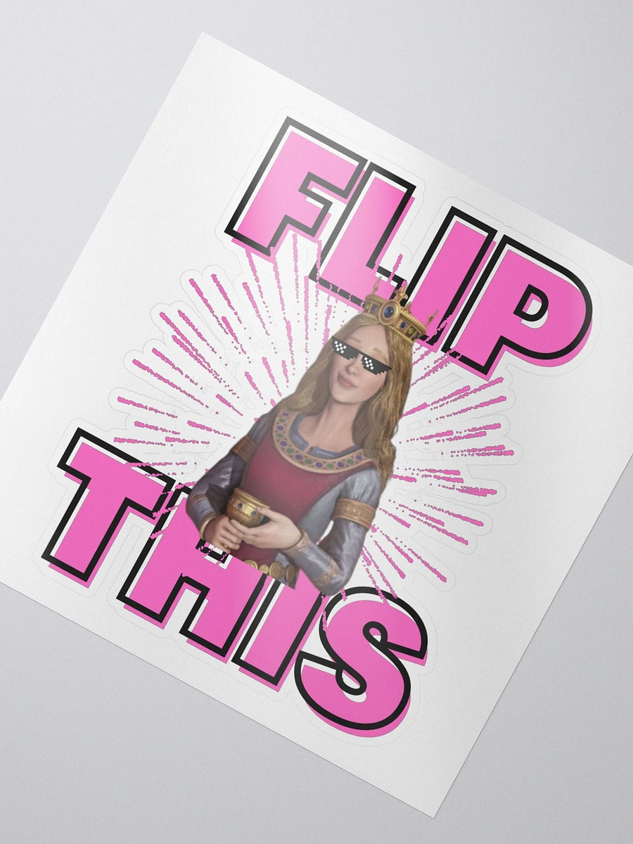 FLIP THIS Sticker product image (2)