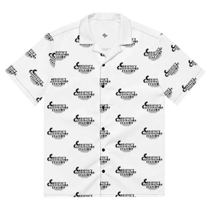 Black Text Logo Hawaiian Shirt - Unique Pattern Design product image (2)