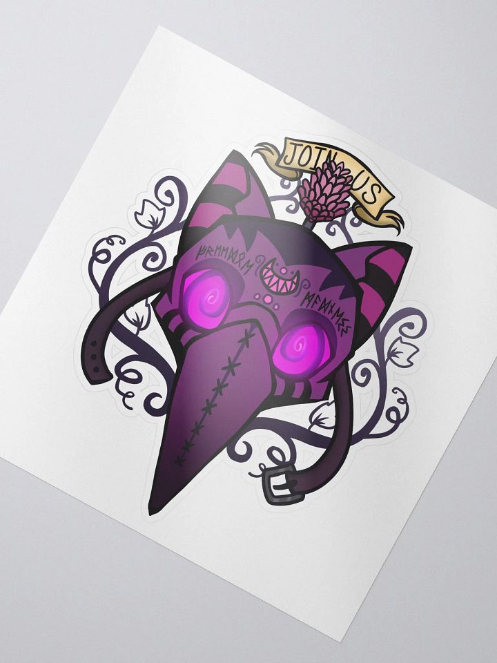 Cult of the Grinner Sticker - Neon glow product image (2)