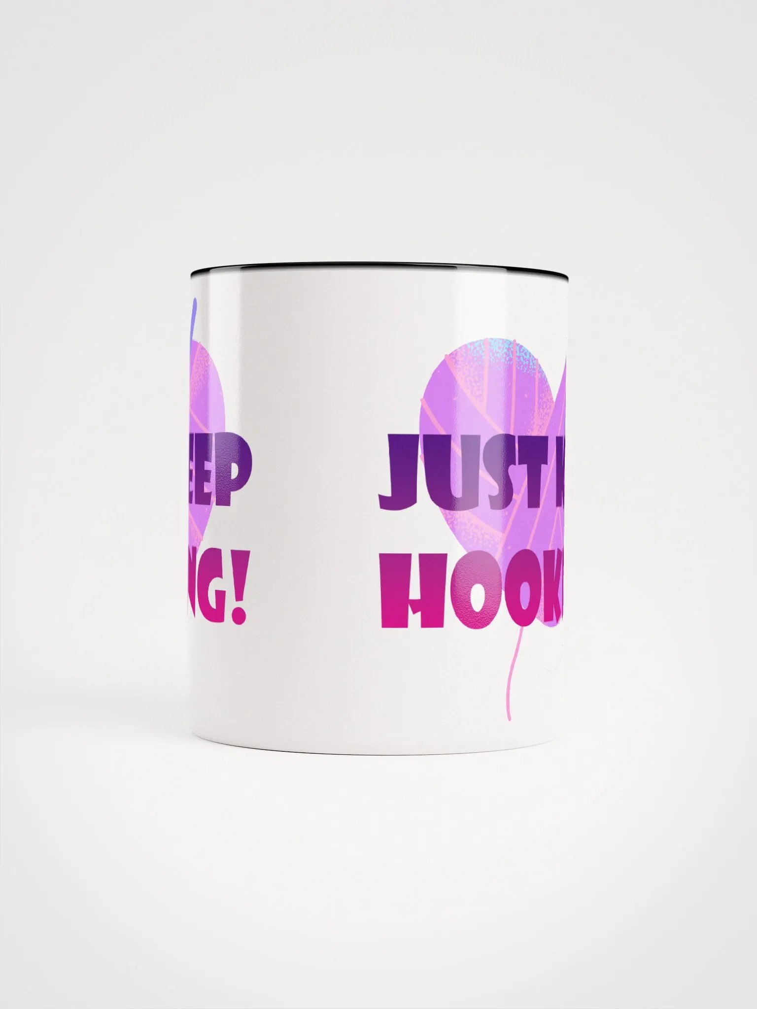 Just Keep Hooking Colorful Mug product image (34)