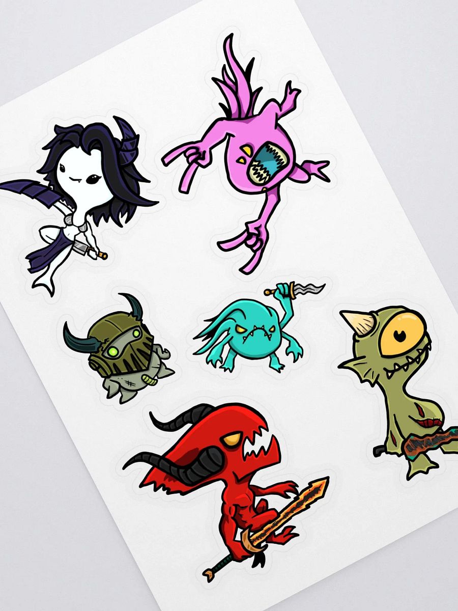 Scary Warped Fellas Sticker Sheet product image (1)