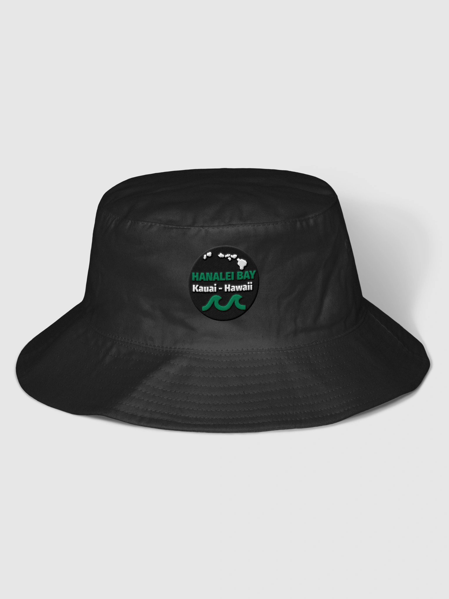 Hanalei Bay Kauai - Green Logo - Flexfit Bucket Hat product image (5)