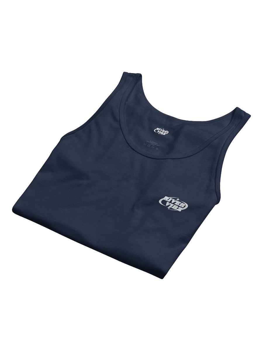 Men's White Starry River Vibz Logo Tank product image (31)