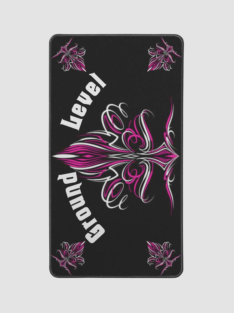 Pink & White Desk Mat product image (1)