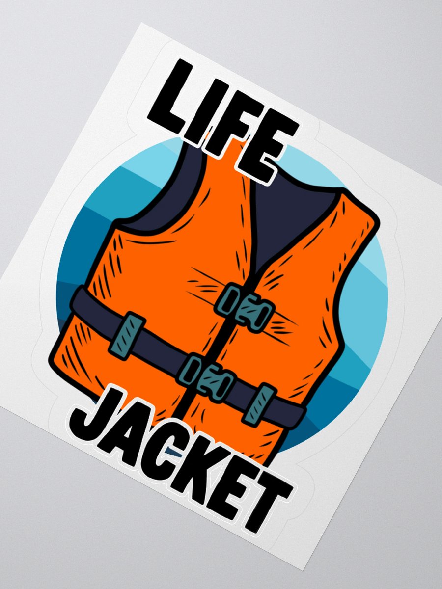 Life Jacket Illustration Sticker product image (5)
