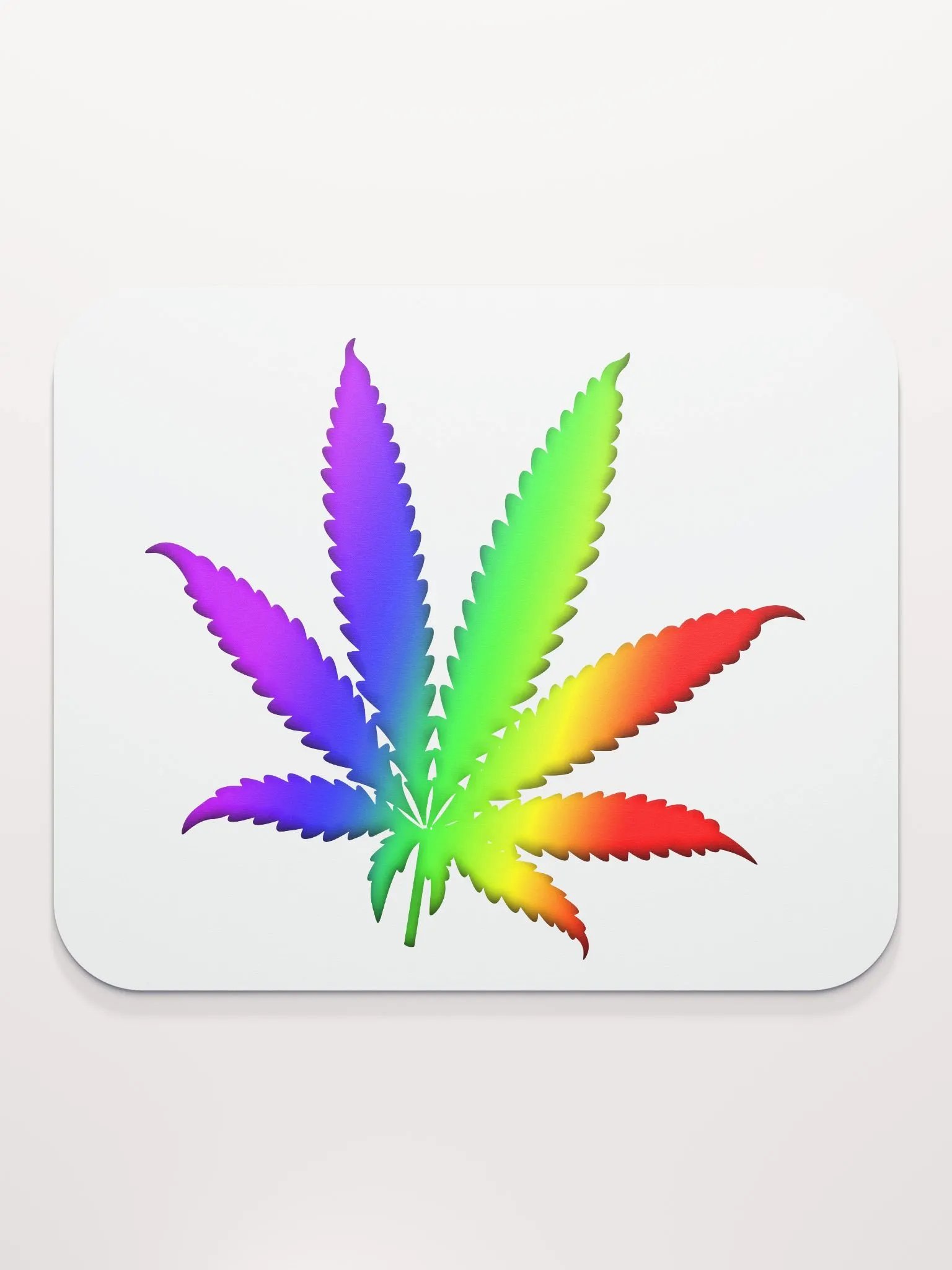 Rainbow Canna Canna Leaf Mousepad product image (2)