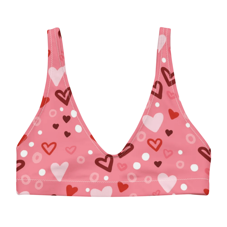 Heart Print Bikini Bra product image (3)