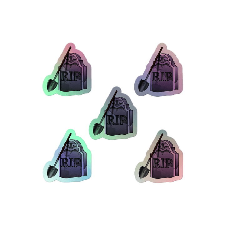 Tombstone - Kiss-Cut Holographic Sticker Sheet product image (2)