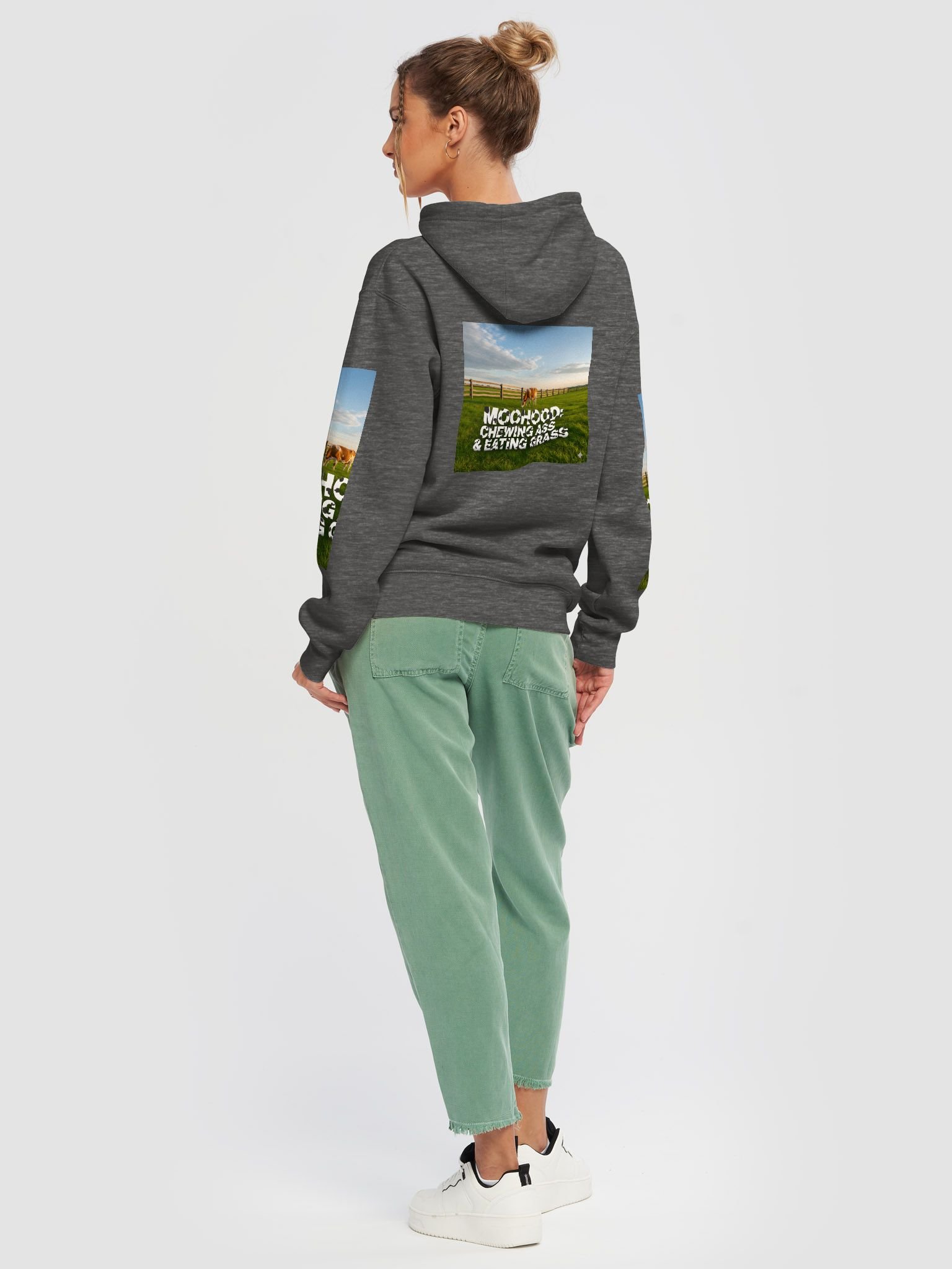 MooHood: Chewing Ass & Eating Grass Premium Hoodie product image (41)