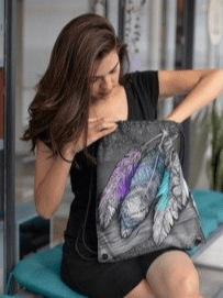 G Feathers, Drawstring Bag product image (1)