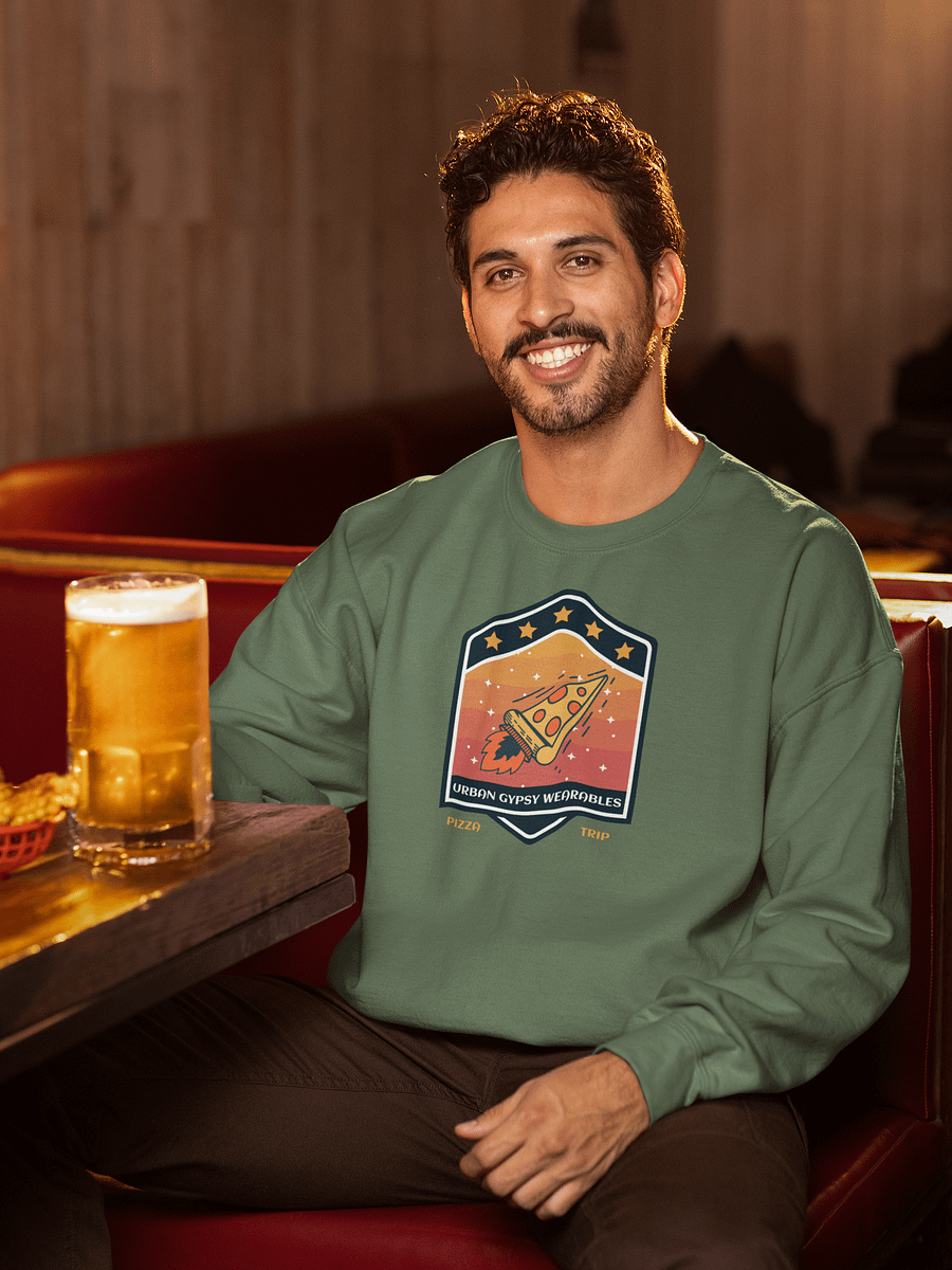Pizza Rocket Trip Crewneck product image (49)