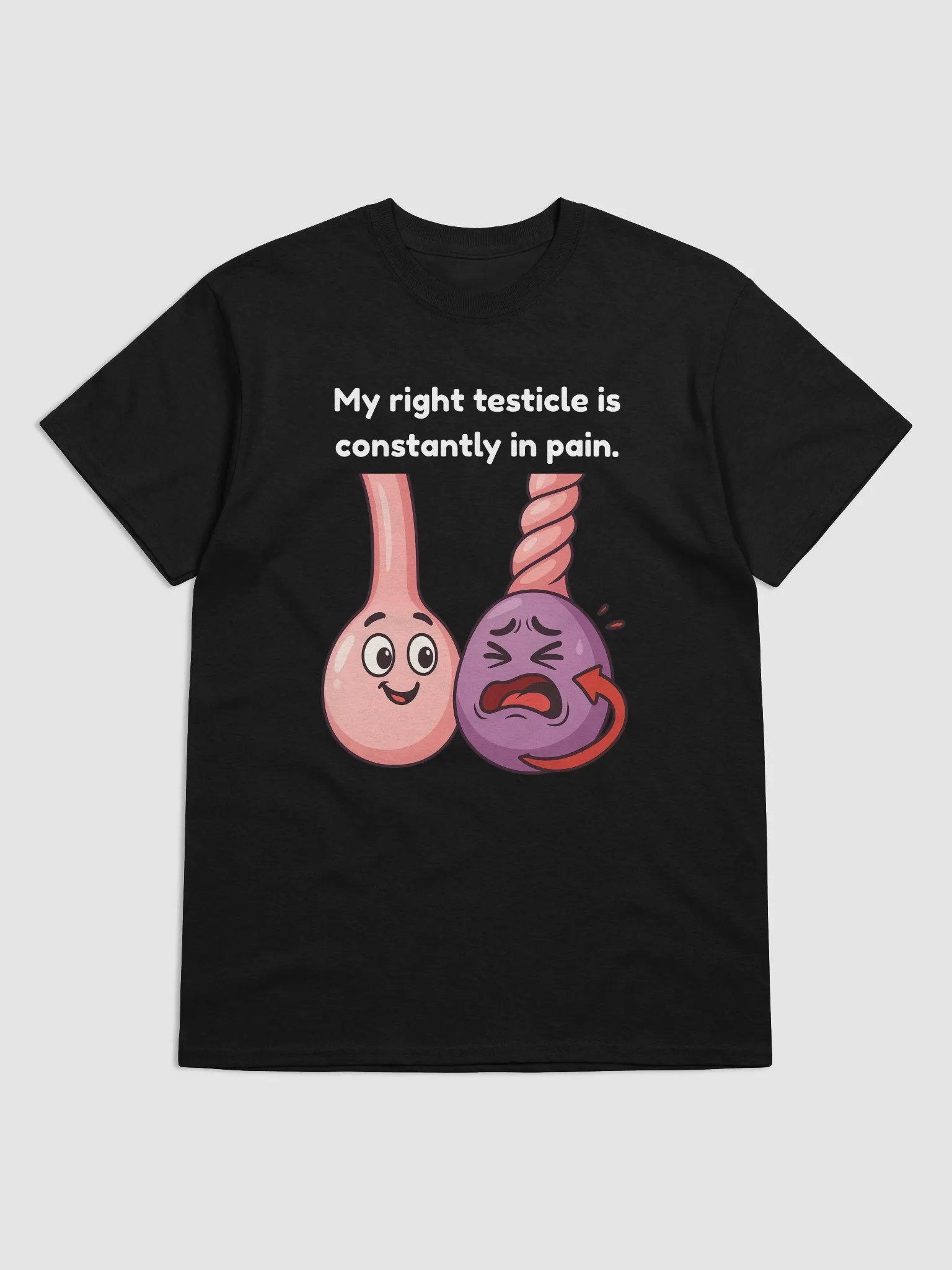 My right testicle is constantly in pain. Limited Edition Premium Tee-Shirt product image (1)